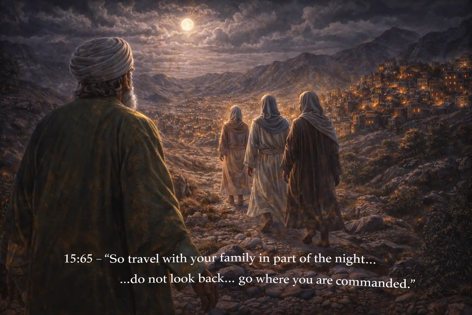 Illustration for Surah Al-Hijr 15:65