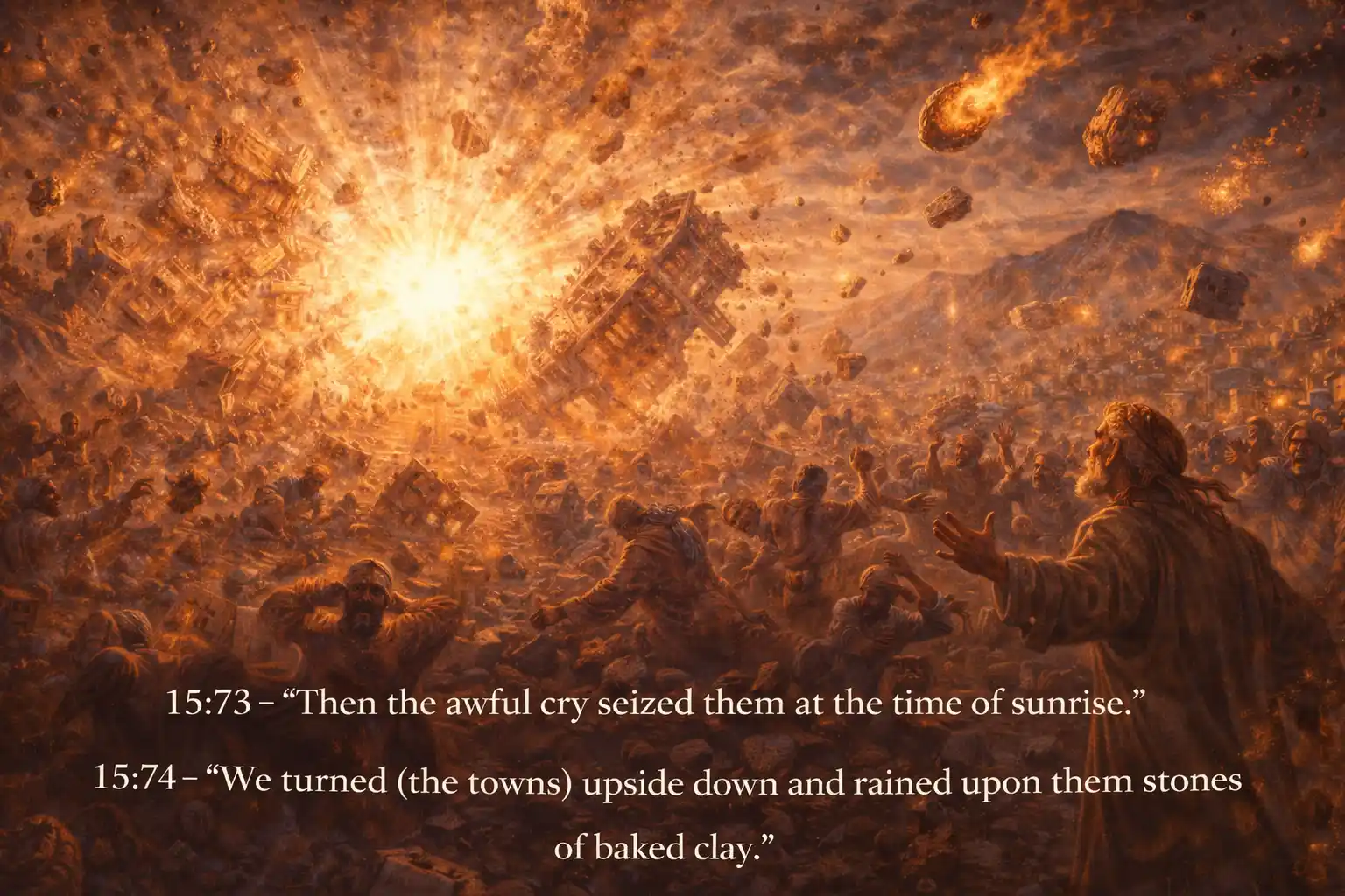 Illustration for Surah Al-Hijr 15:74