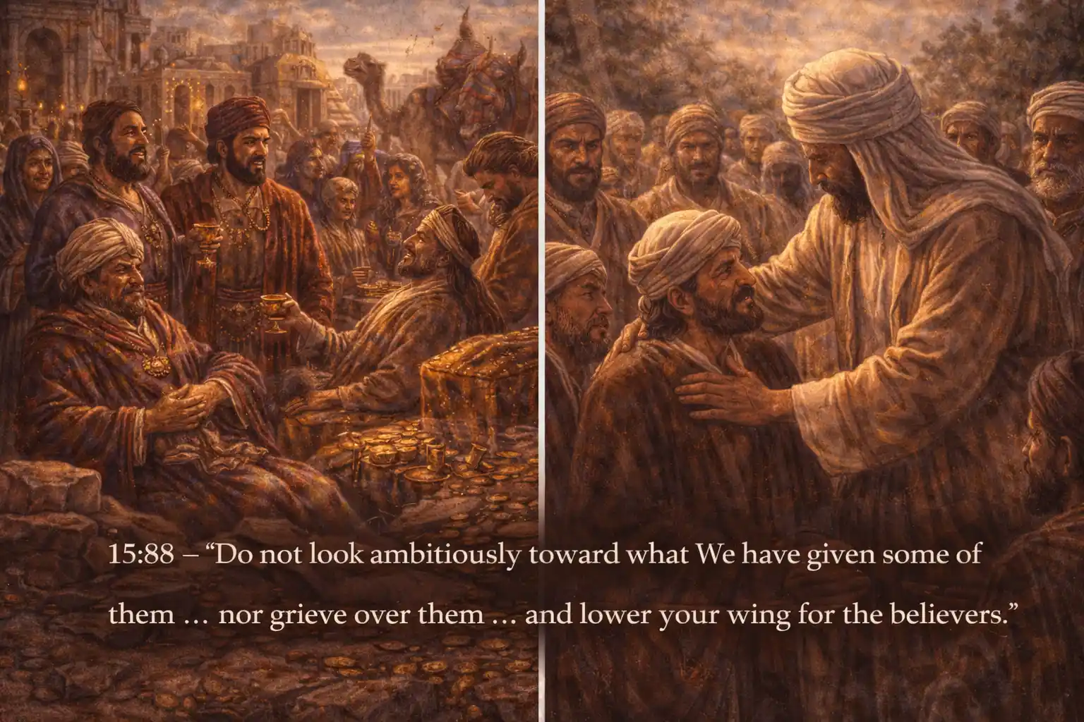Illustration for Surah Al-Hijr 15:88