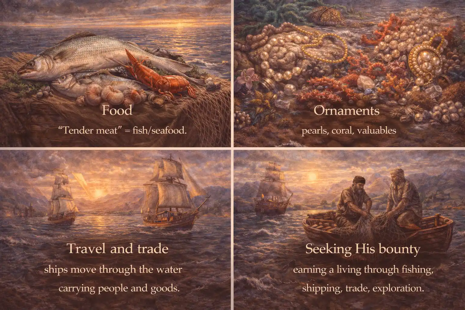 Illustration for Qur'an 16:14