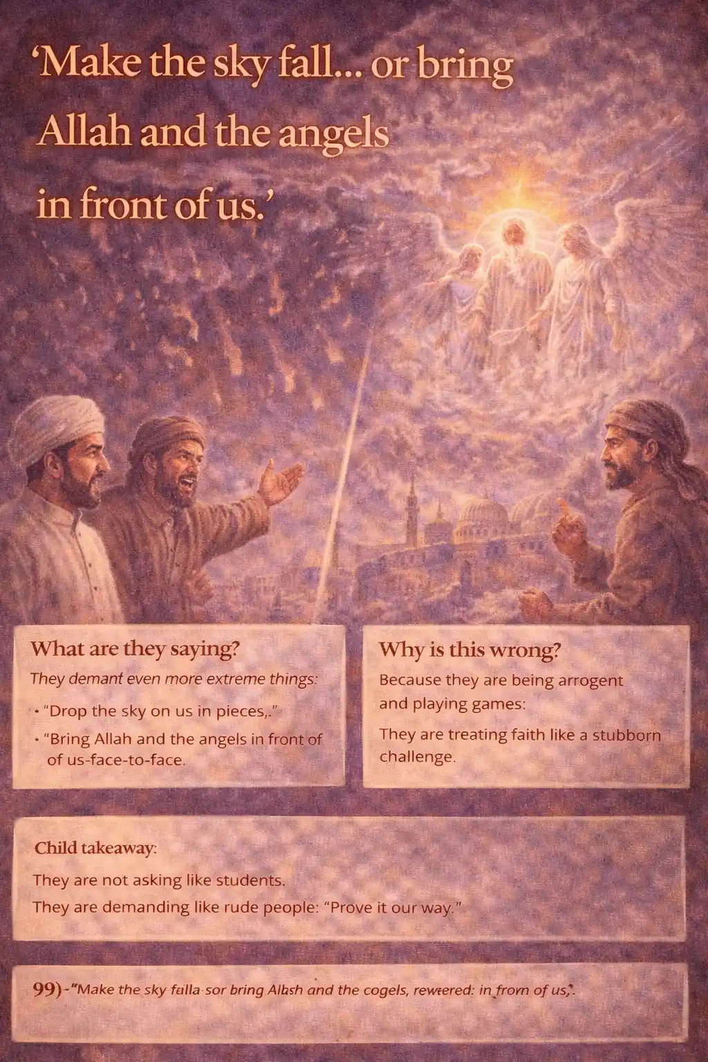 Verse 17:91 illustration