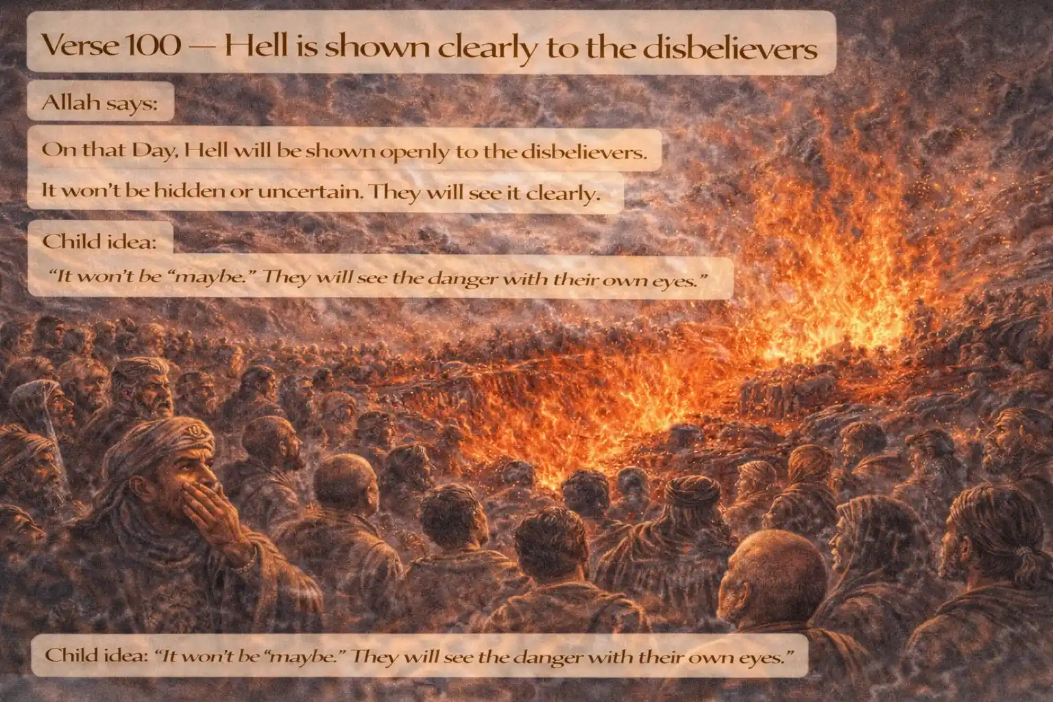 Verse 18:100 illustration