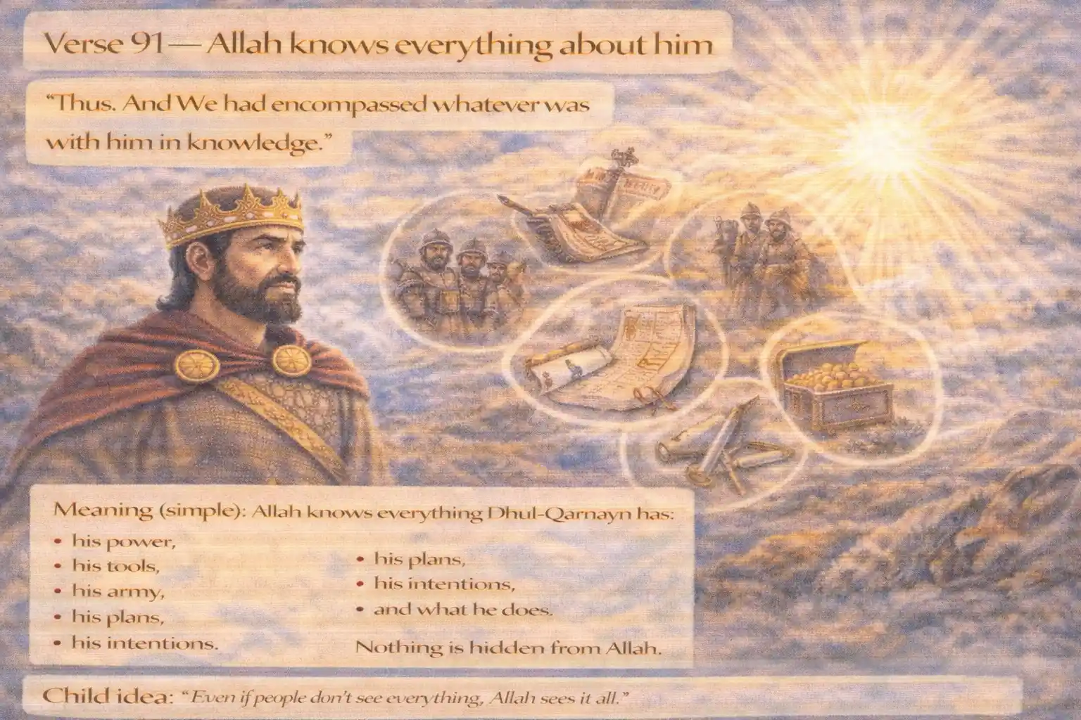Verse 18:91 illustration