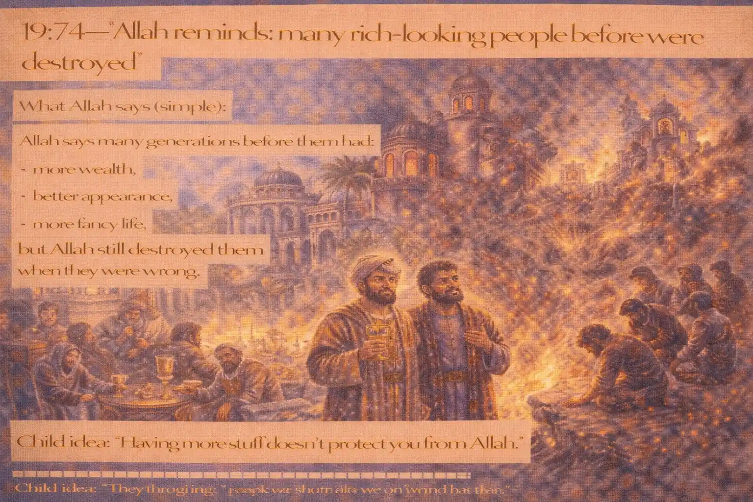Verse 19:74 illustration