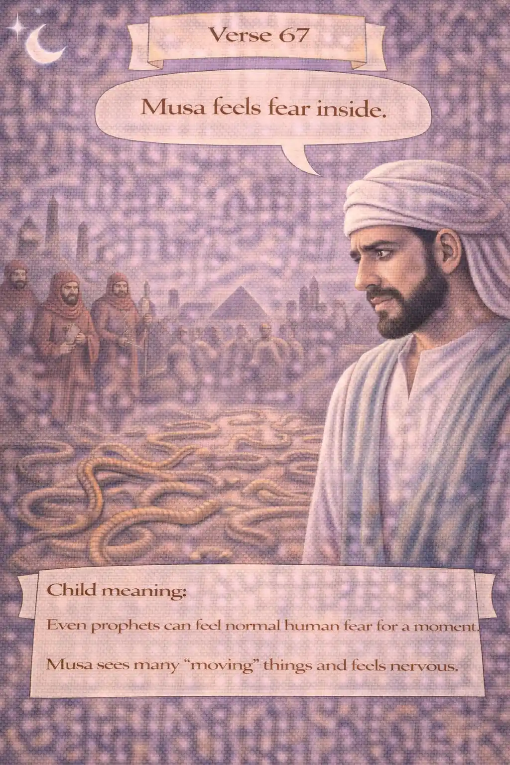 Verse 20:67 illustration