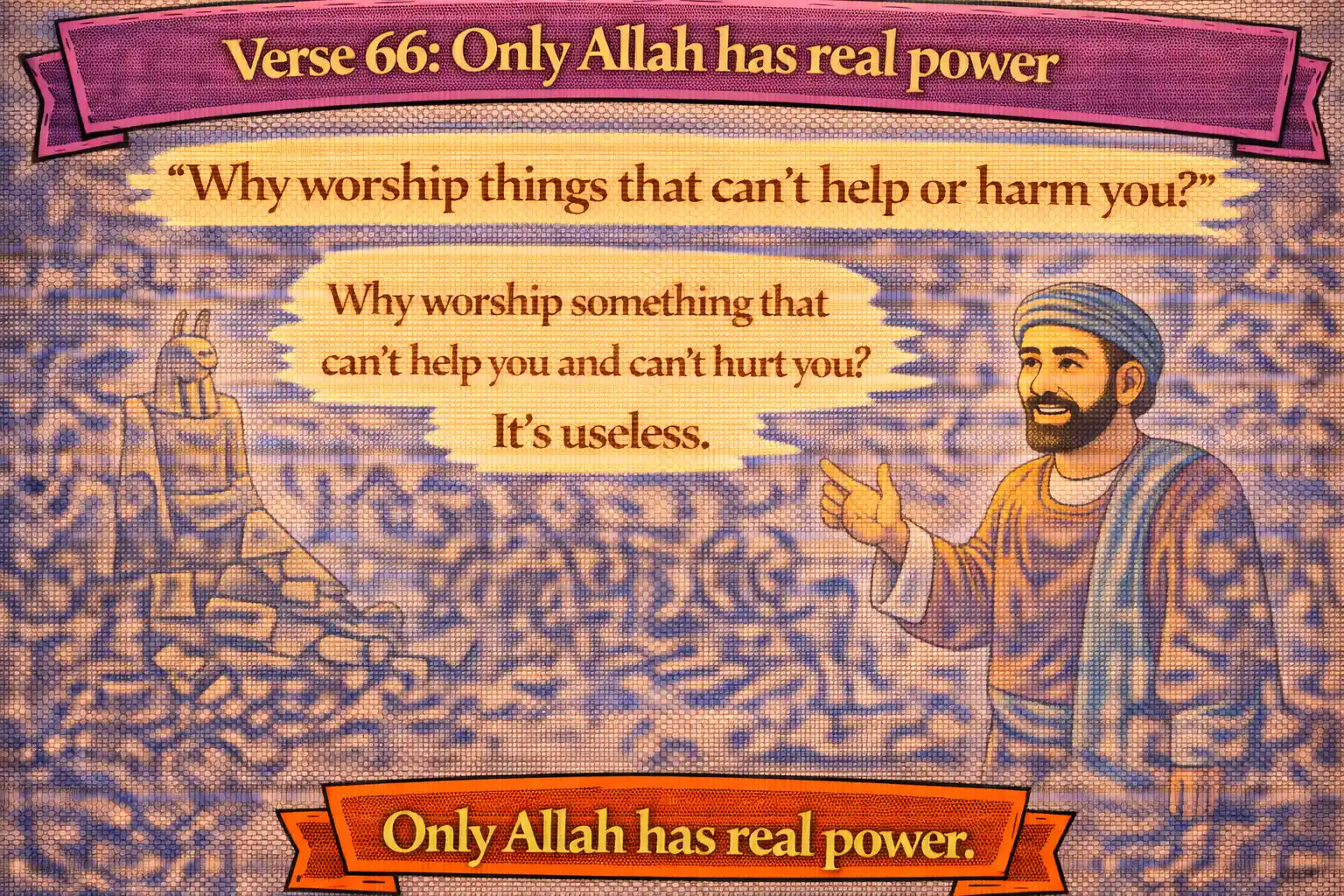 Verse 21:66 illustration