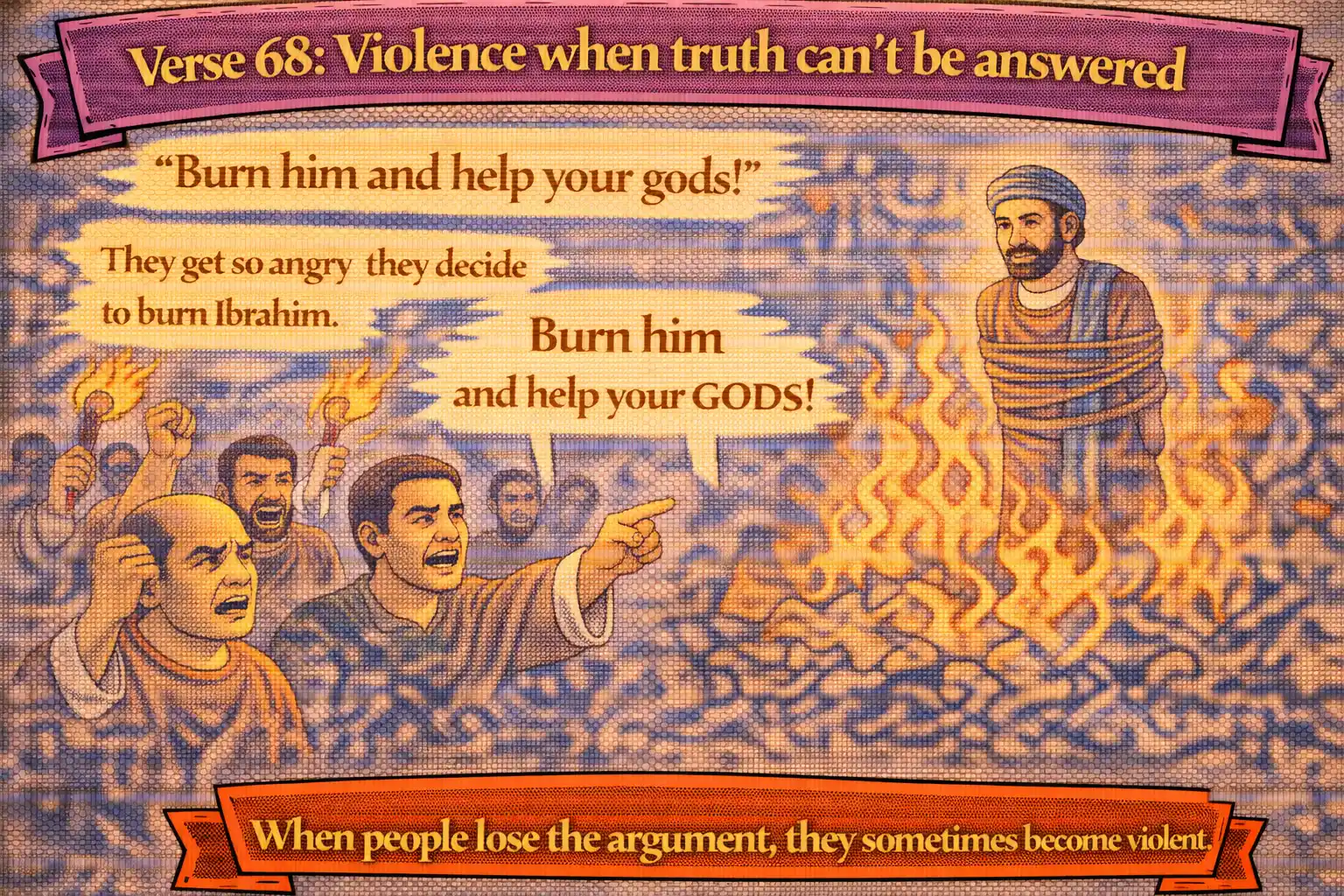 Verse 21:68 illustration