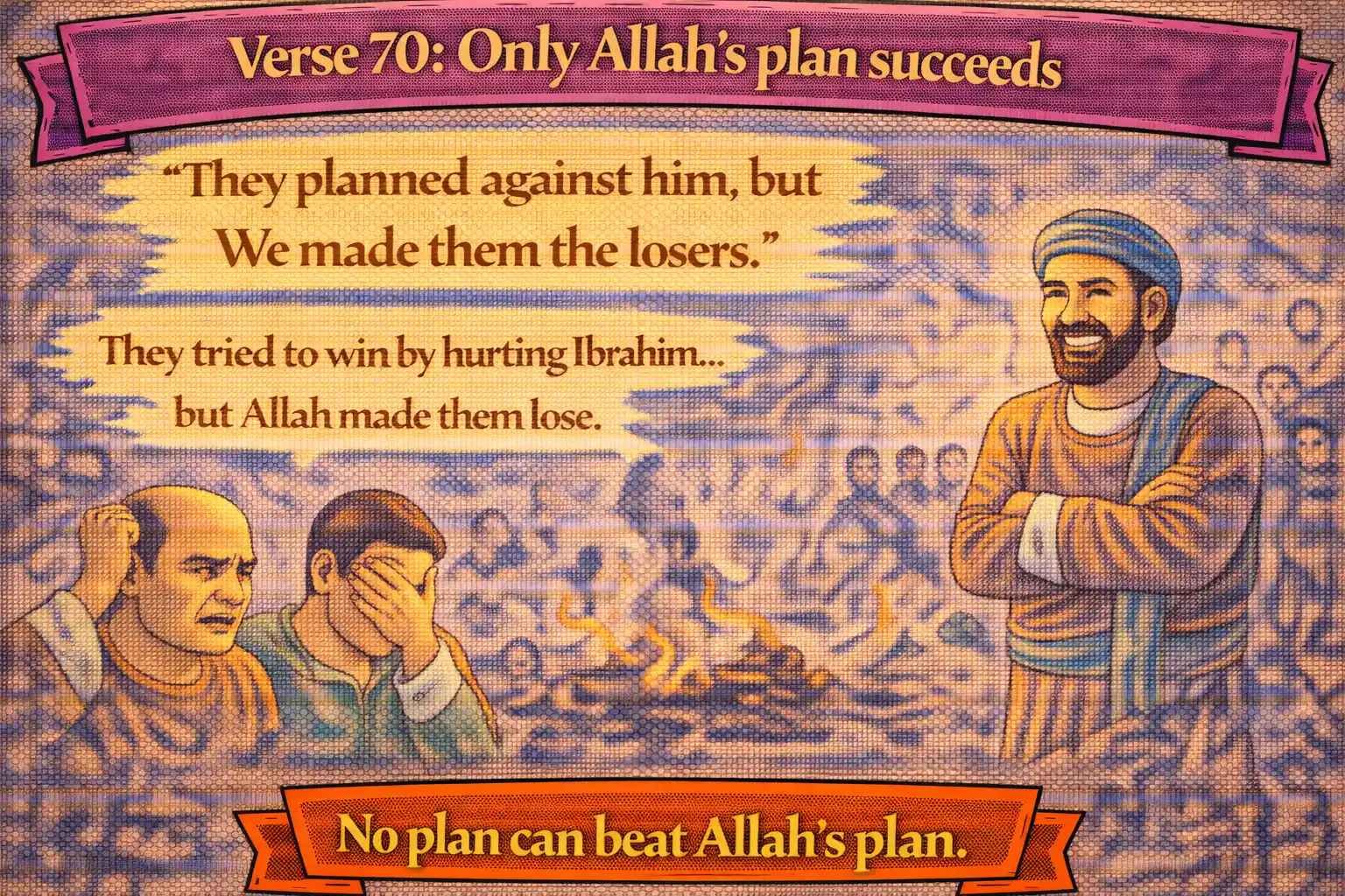 Verse 21:70 illustration