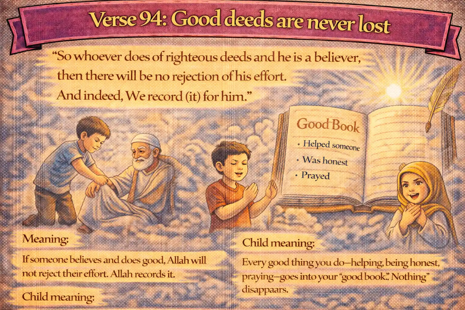 Verse 21:94 illustration