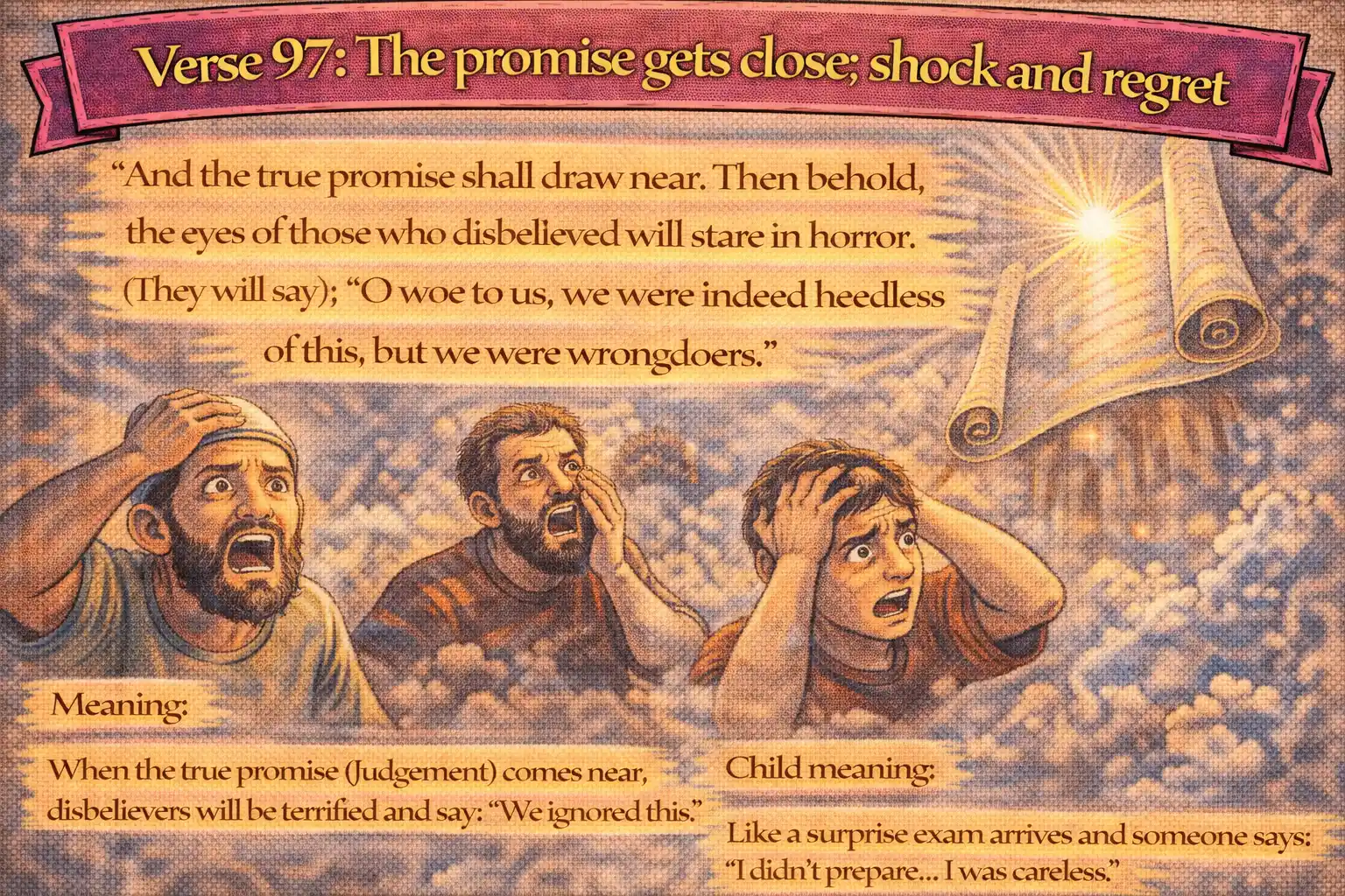 Verse 21:97 illustration