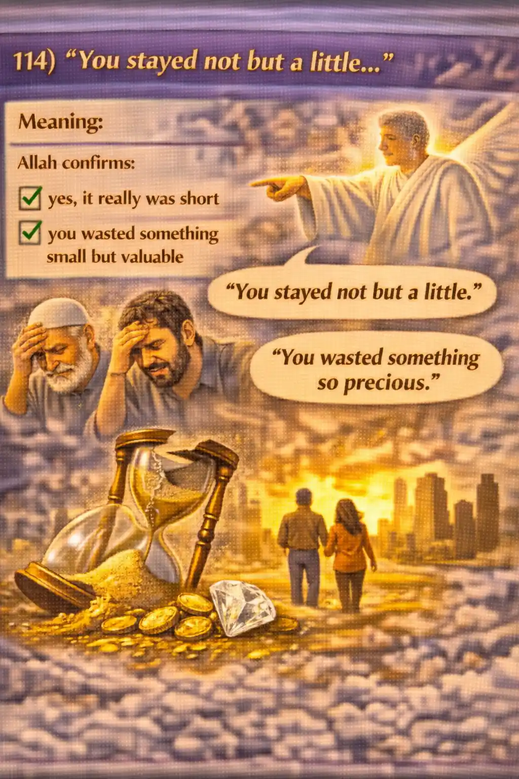 Verse 23:114 illustration