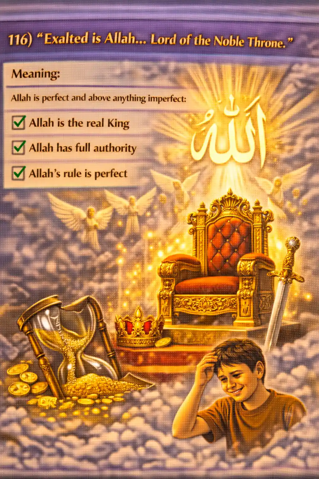 Verse 23:116 illustration