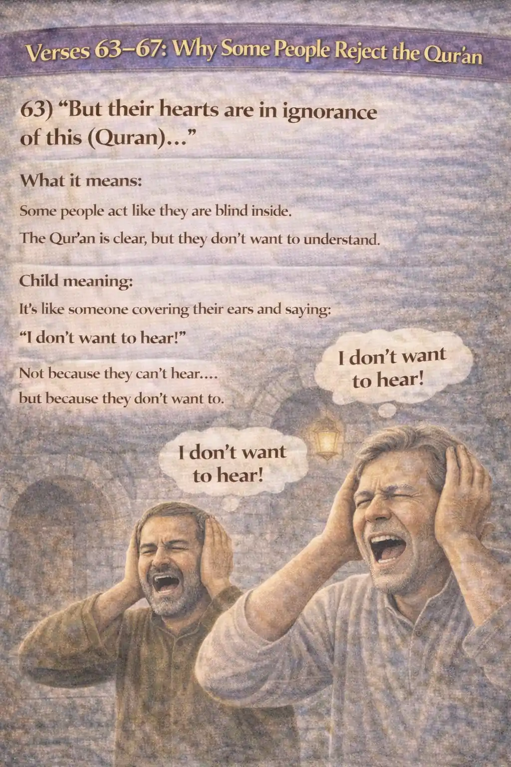 Verse 23:63 illustration