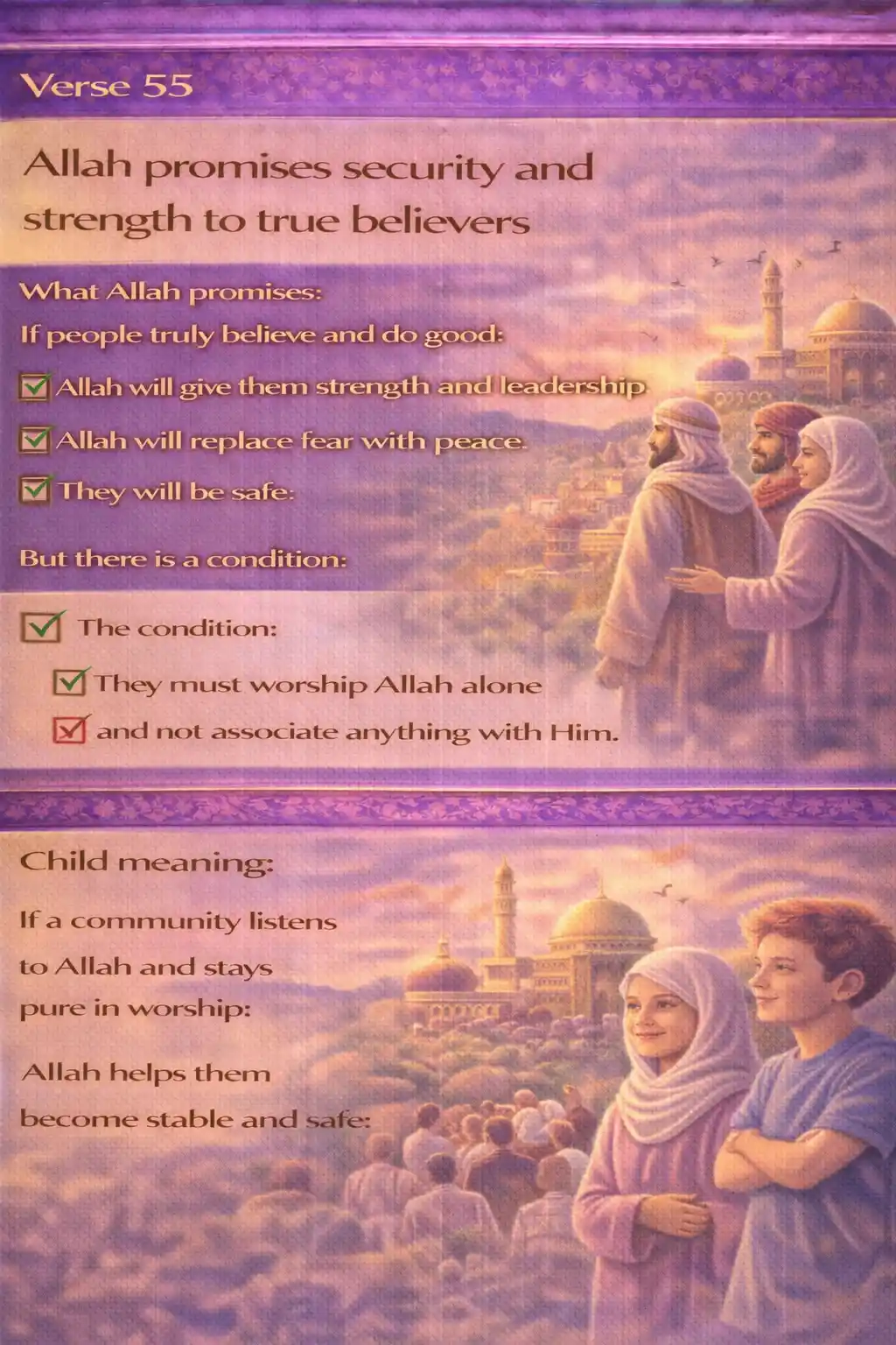 Verse 24:55 illustration