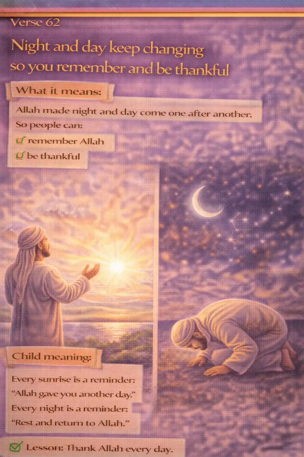 Verse 25:62 illustration