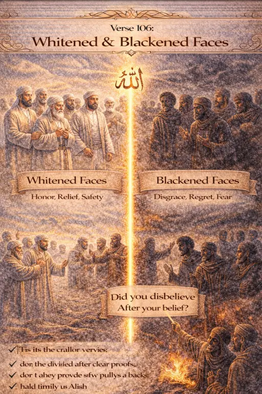 Verse 3:106 illustration