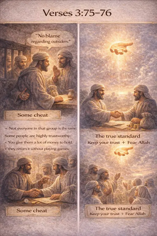 Verse 3:76 illustration
