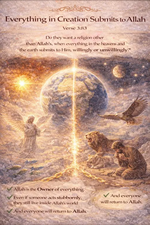 Verse 3:83 illustration
